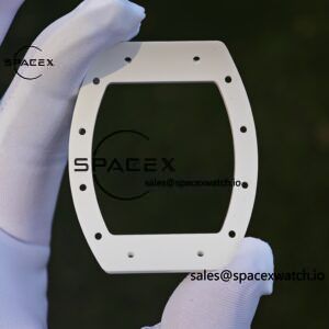 1: 1. Customized Best Version RM-055 White Ceramic, Titanium Rubber Inner Shell, Vaucher RMUL2 Super Movement, White Rubber Strap, Titanium Buckle - Image 5