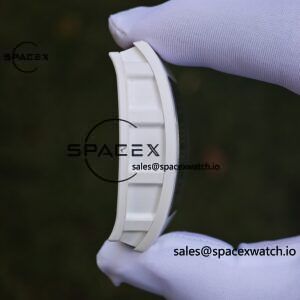 1: 1. Customized Best Version RM-055 White Ceramic, Titanium Rubber Inner Shell, Vaucher RMUL2 Super Movement, White Rubber Strap, Titanium Buckle - Image 27