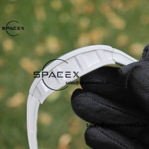 1: 1. Customized Best Version RM-055 White Ceramic, Titanium Rubber Inner Shell, Vaucher RMUL2 Super Movement, White Rubber Strap, Titanium Buckle - Image 43