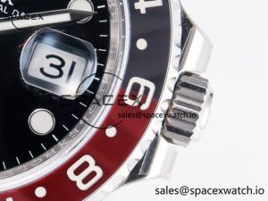 GMT-Master II 126710 LNRO Black/Red Ceramic 904L ARF 1:1 Best Edition on Oyster Bracelet SH3285 CHS V3 - Image 10