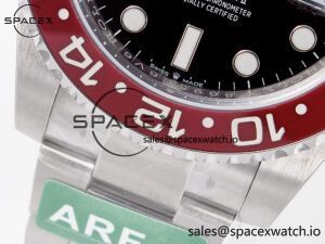 GMT-Master II 126710 LNRO Black/Red Ceramic 904L ARF 1:1 Best Edition on Oyster Bracelet SH3285 CHS V3 - Image 12