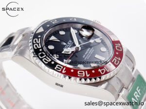 GMT-Master II 126710 LNRO Black/Red Ceramic 904L ARF 1:1 Best Edition on Oyster Bracelet SH3285 CHS V3 - Image 6