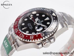 GMT-Master II 126710 LNRO Black/Red Ceramic 904L ARF 1:1 Best Edition on Oyster Bracelet SH3285 CHS V3 - Image 5