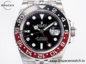 GMT-Master II 126710 LNRO Black/Red Ceramic 904L ARF 1:1 Best Edition on Jubilee Bracelet SH3285 CHS V3 - Image 2