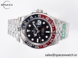 GMT-Master II 126710 LNRO Black/Red Ceramic 904L ARF 1:1 Best Edition on Jubilee Bracelet SH3285 CHS V3 - Image 7