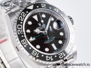 GMT-Master II 126710 GRNR Black/Gray Ceramic 904L Steel ARF 1:1 Best Edition on Jubilee Strap SH3285 - Image 3