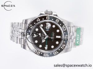 GMT-Master II 126710 GRNR Black/Gray Ceramic 904L Steel ARF 1:1 Best Edition on Jubilee Strap SH3285 - Image 7
