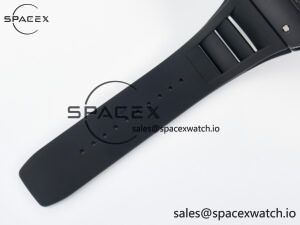 RM035-02 RG Black Ceramic SONIC Best Edition Skeleton Dial on Black Rubber Strap Clone RMUL1 - Image 21