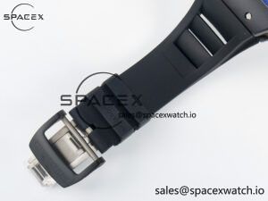 RM035-02 RG Black Ceramic SONIC Best Edition Skeleton Dial on Black Rubber Strap Clone RMUL1 - Image 22