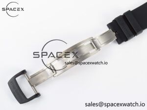 RM035-02 RG Black Ceramic SONIC Best Edition Skeleton Dial on Black Rubber Strap Clone RMUL1 - Image 25