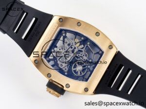 RM035-02 RG SONIC Best Edition Skeleton Dial on Black Rubber Strap Clone RMUL1 - Image 17