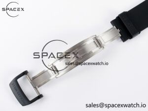 RM035-02 Black Ceramic SONIC Best Edition Skeleton Dial on Black Rubber Strap Clone RMUL1 - Image 26