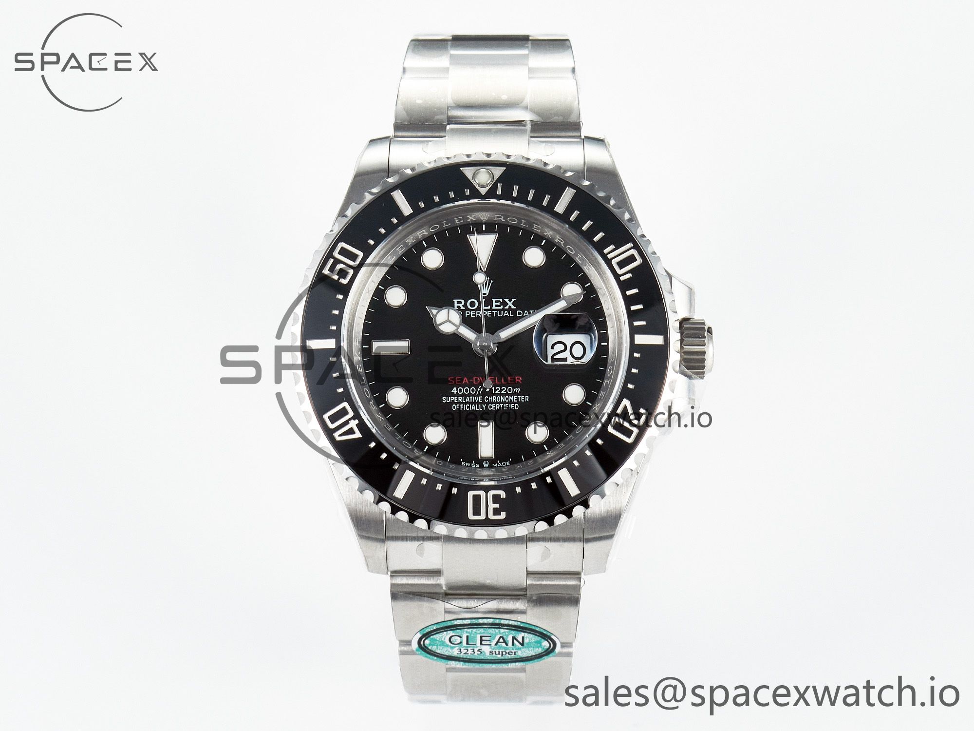 IMG_0189 拷贝 Sea-Dweller 126600 Clean 1:1 Best Edition 904L SS Case and Bracelet VR3235 - Image 1