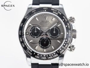 Daytona 126519 QF 1:1 Best Edition Gray/Black Dial on Oysterflex Strap SH4131 V6(Gain Weight) - Image 2