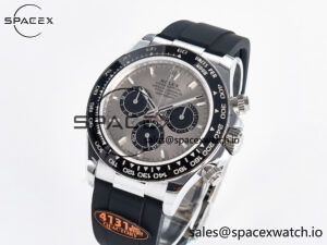 Daytona 126519 QF 1:1 Best Edition Gray/Black Dial on Oysterflex Strap SH4131 V6(Gain Weight) - Image 4