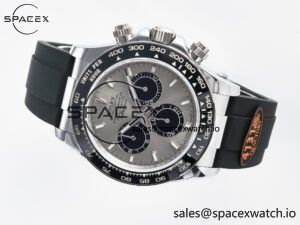 Daytona 126519 QF 1:1 Best Edition Gray/Black Dial on Oysterflex Strap SH4131 V6(Gain Weight) - Image 7