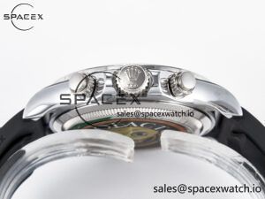 Daytona 126519 QF 1:1 Best Edition Black/Silver Diamonds Dial on Oysterflex Strap SH4131 V6(Gain Weight) - Image 15