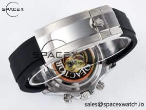 Daytona 126519 QF 1:1 Best Edition Black/Silver Diamonds Dial on Oysterflex Strap SH4131 V6(Gain Weight) - Image 16