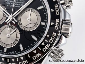 Daytona 126519 QF 1:1 Best Edition Black/Silver Dial on Oysterflex Strap SH4131 V6(Gain Weight) - Image 10