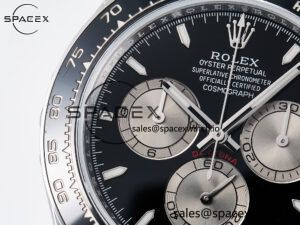 Daytona 126519 QF 1:1 Best Edition Black/Silver Dial on Oysterflex Strap SH4131 V6(Gain Weight) - Image 12