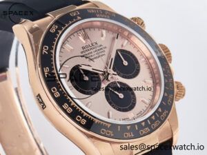 Daytona 126515 QF 1:1 Best Edition RG/Black Dial on Oysterflex Strap SH4131 V6(Gain Weight) - Image 3