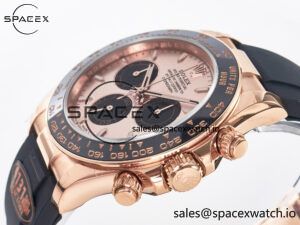 Daytona 126515 QF 1:1 Best Edition RG/Black Dial on Oysterflex Strap SH4131 V6(Gain Weight) - Image 5