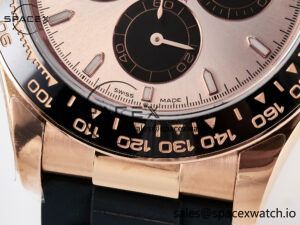 Daytona 126515 QF 1:1 Best Edition RG/Black Dial on Oysterflex Strap SH4131 V6(Gain Weight) - Image 11