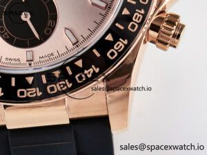 Daytona 126515 QF 1:1 Best Edition RG/Black Dial on Oysterflex Strap SH4131 V6(Gain Weight) - Image 13