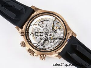 Daytona 126515 QF 1:1 Best Edition RG/Black Dial on Oysterflex Strap SH4131 V6(Gain Weight) - Image 19