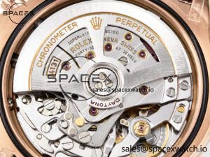 Daytona 126515 QF 1:1 Best Edition RG/Black Dial on Oysterflex Strap SH4131 V6(Gain Weight) - Image 20