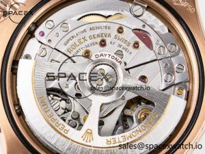 Daytona 126515 QF 1:1 Best Edition RG/Black Dial on Oysterflex Strap SH4131 V6(Gain Weight) - Image 21