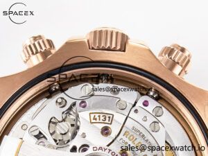Daytona 126515 QF 1:1 Best Edition RG/Black Dial on Oysterflex Strap SH4131 V6(Gain Weight) - Image 22