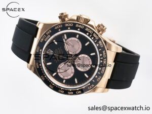 Daytona 126515 QF 1:1 Best Edition Black/RG Dial on Oysterflex Strap SH4131 V6 (Gain Weight) - Image 7