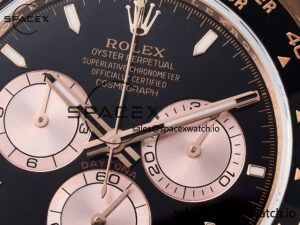 Daytona 126515 QF 1:1 Best Edition Black/RG Dial on Oysterflex Strap SH4131 V6 (Gain Weight) - Image 9