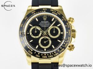 Daytona 126518 QF 1:1 Best Edition Black Dial on Oysterflex Strap SH4131 V6(Gain Weight) - Image 2