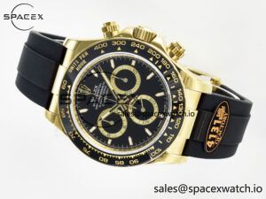 Daytona 126518 QF 1:1 Best Edition Black Dial on Oysterflex Strap SH4131 V6(Gain Weight) - Image 7