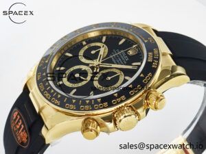 Daytona 126518 QF 1:1 Best Edition Black Dial on Oysterflex Strap SH4131 V6(Gain Weight) - Image 5