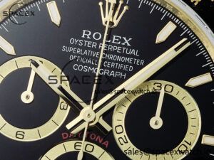 Daytona 126518 QF 1:1 Best Edition Black Dial on Oysterflex Strap SH4131 V6(Gain Weight) - Image 9