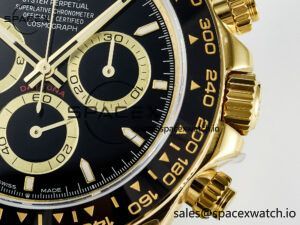 Daytona 126518 QF 1:1 Best Edition Black Dial on Oysterflex Strap SH4131 V6(Gain Weight) - Image 10