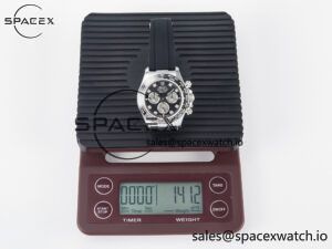 Daytona 126519 QF 1:1 Best Edition Black/Silver Diamonds Dial on Oysterflex Strap SH4131 V6(Gain Weight) - Image 35