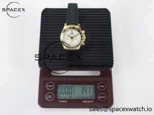 Daytona 126518 QF 1:1 Best Edition White Dial on Oysterflex Strap SH4131 V6(Gain Weight) - Image 35