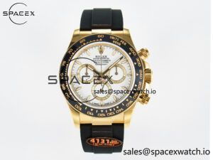 Daytona 126518 QF 1:1 Best Edition White Dial on Oysterflex Strap SH4131 V6(Gain Weight)