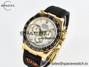 Daytona 126518 QF 1:1 Best Edition White Dial on Oysterflex Strap SH4131 V6(Gain Weight) - Image 4