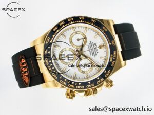 Daytona 126518 QF 1:1 Best Edition White Dial on Oysterflex Strap SH4131 V6(Gain Weight) - Image 8