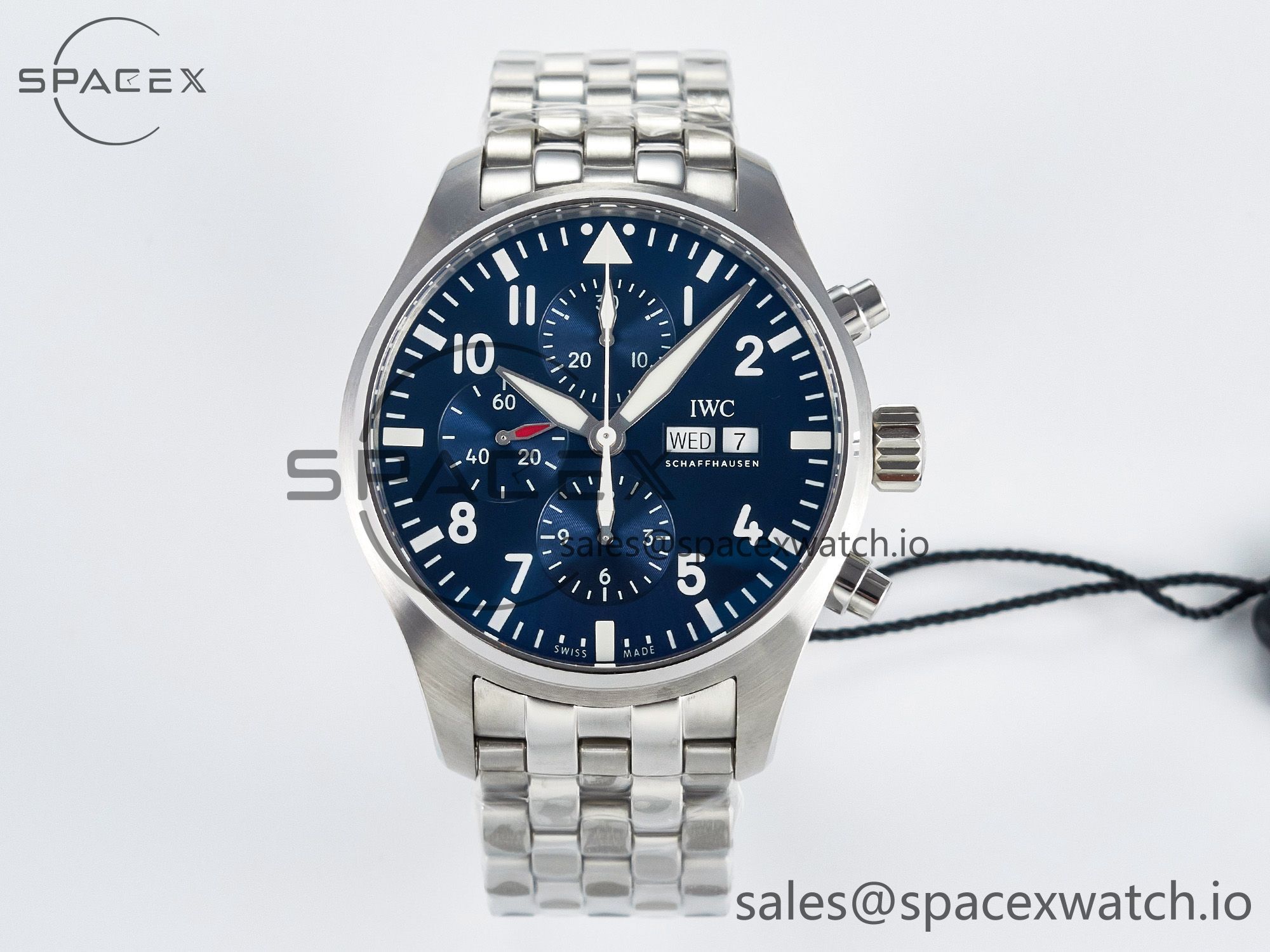 IMG_0694 拷贝 Pilot Chrono IW377717 “Le Petit Prince” 2016 ZF 1:1 Best Edition on New SS Bracelet A7750 - Image 1