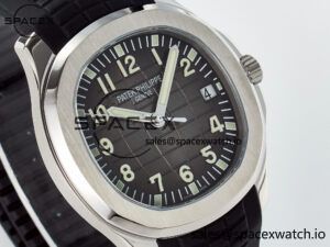 Aquanaut 5167A SS ZF 1:1 Best Edition Black Dial on Black Rubber Strap 26-330 - Image 3