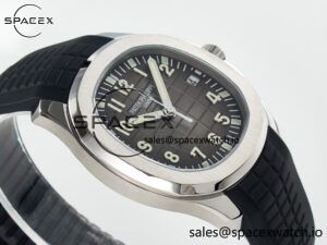 Aquanaut 5167A SS ZF 1:1 Best Edition Black Dial on Black Rubber Strap 26-330 - Image 6