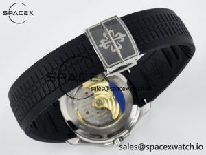 Aquanaut 5167A SS ZF 1:1 Best Edition Black Dial on Black Rubber Strap 26-330 - Image 14