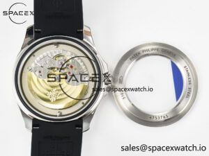 Aquanaut 5167A SS ZF 1:1 Best Edition Black Dial on Black Rubber Strap 26-330 - Image 16