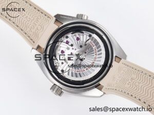 Planet Ocean 43.5mm SS VSF 1:1 Best Edition Brown Bezel Sand Dial on Sand Rubber Strap A8900 Super Clone - Image 18